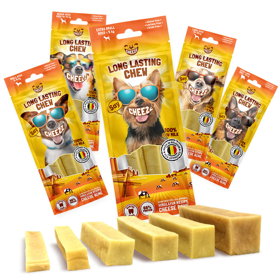 Himalayan Dog Chews in Ziplock bag