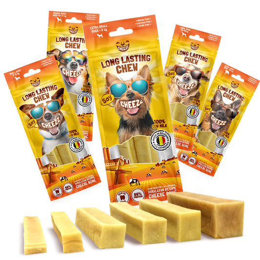 Himalayan Dog Chews in Ziplock bag