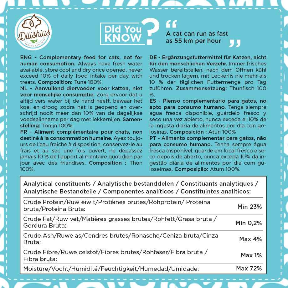 100% Fresh Tuna Filet 25g