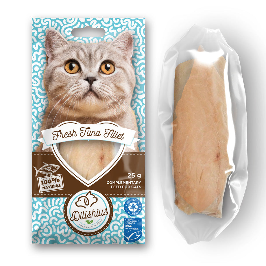 100% Fresh Tuna Filet 25g